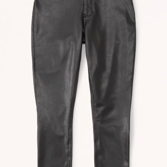 Abercrombie Leather Pants - Picture 4 of 4